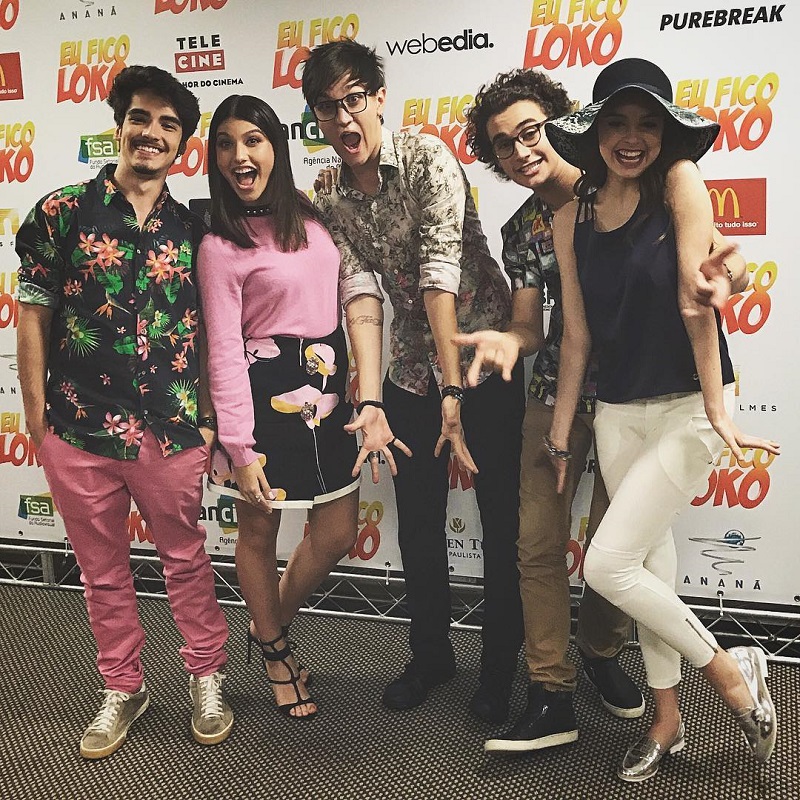 Elenco de Eu Fico Loko - o Filme na pré-estreia