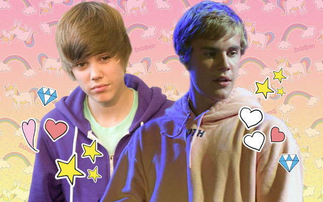 justin bieber com cabelo tigela