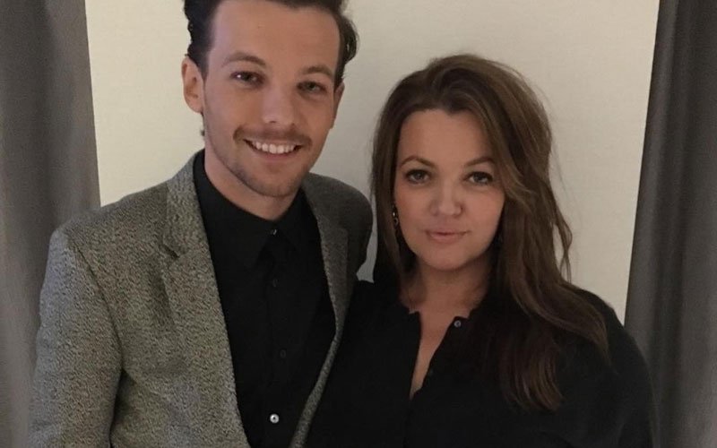 louis tomlinson e sua mãe