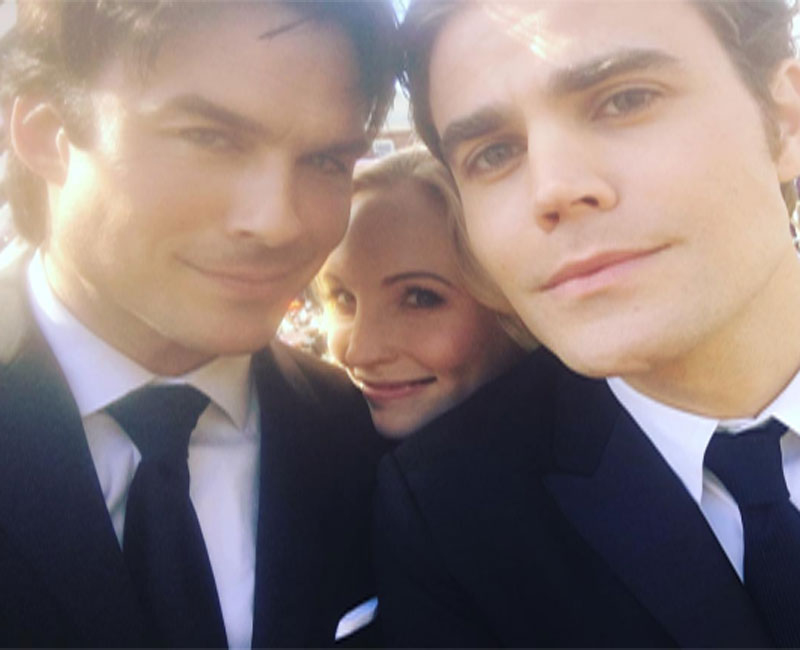 Gravações do último episódio de The Vampire Diaries