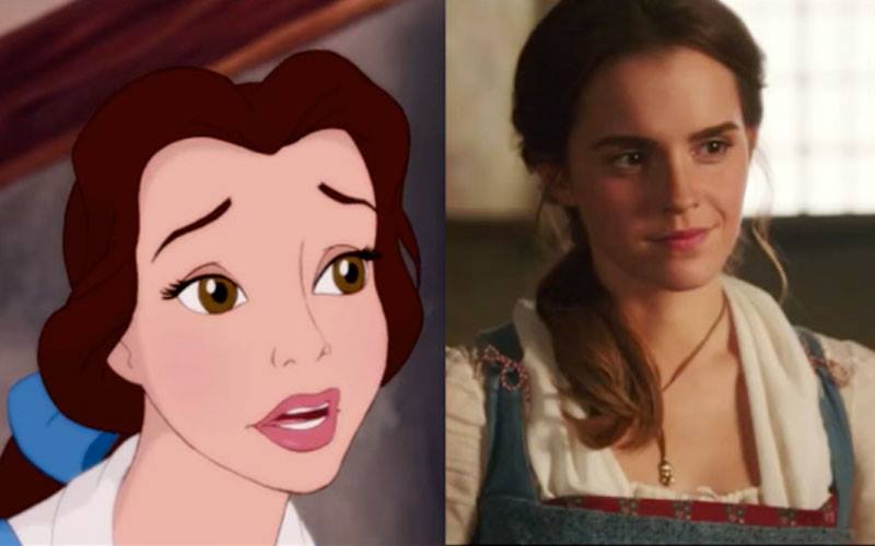 Comparação entre os trailers de A Bela e a Fera