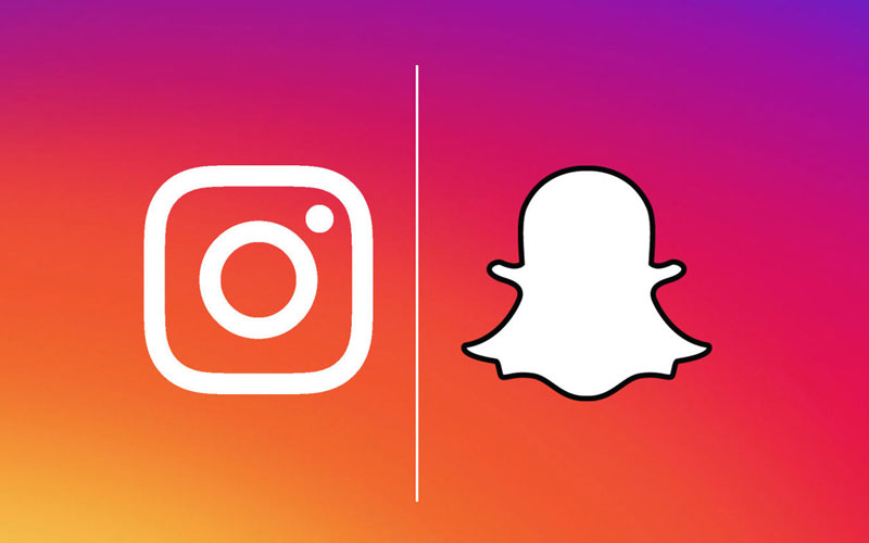 instagram stories e snapchat rivais