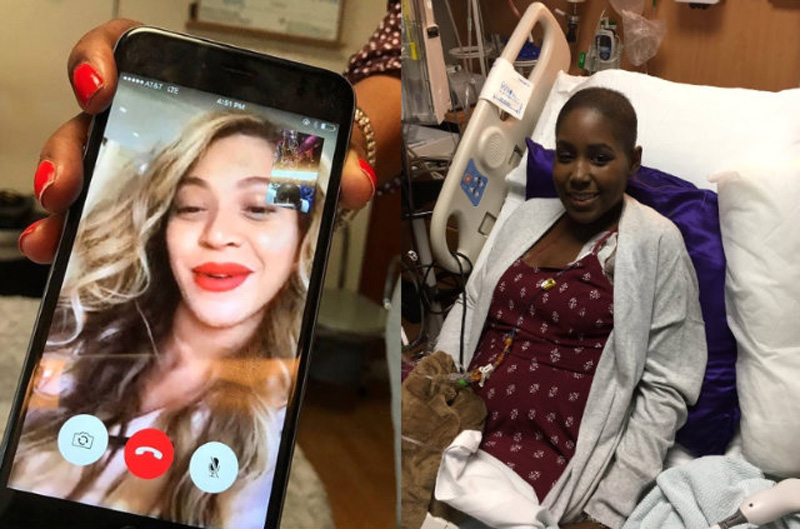 Beyoncé liga para fã com câncer terminal e emociona!