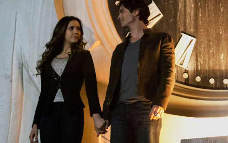 Delena em The Vampire Diaries