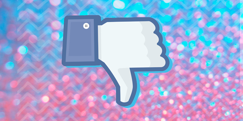 Botão de Não Gostei no Facebook