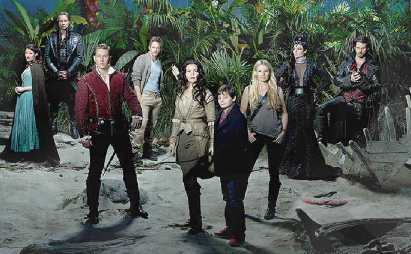 Imagem com os atores de Once Upon a Time