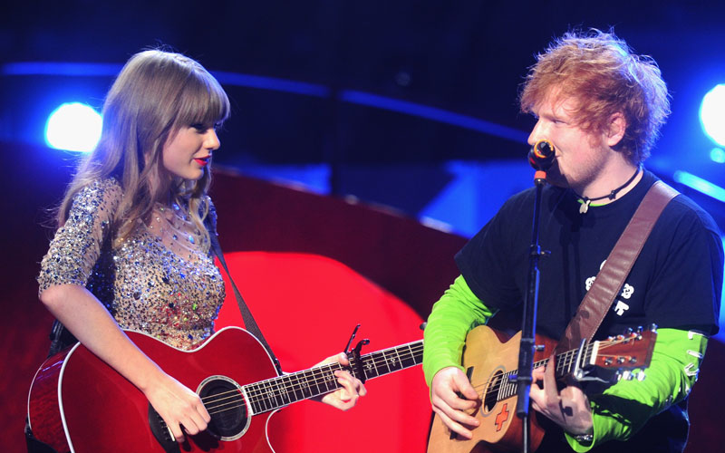 Taylor Swift e Ed Sheeran
