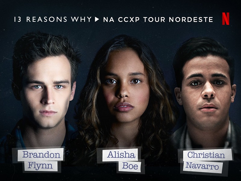 Atores de 13 Reasons Why que virão ao Brasil para a CCXP