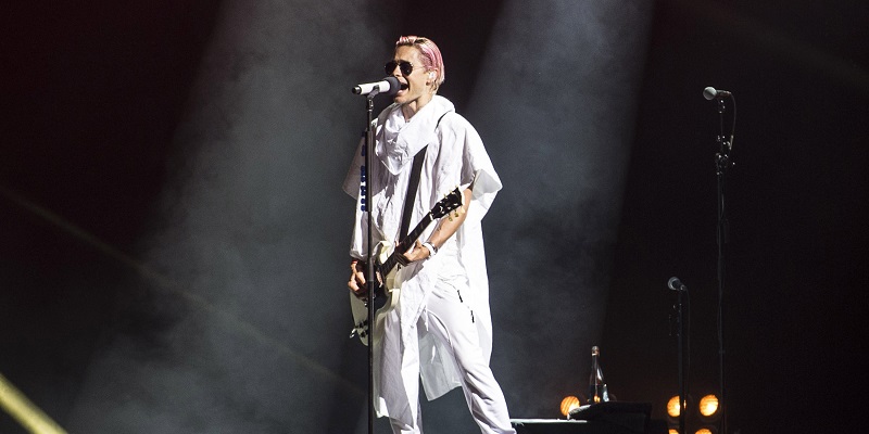 Jared leto no palco