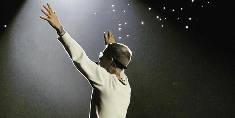 Justin Bieber durante show