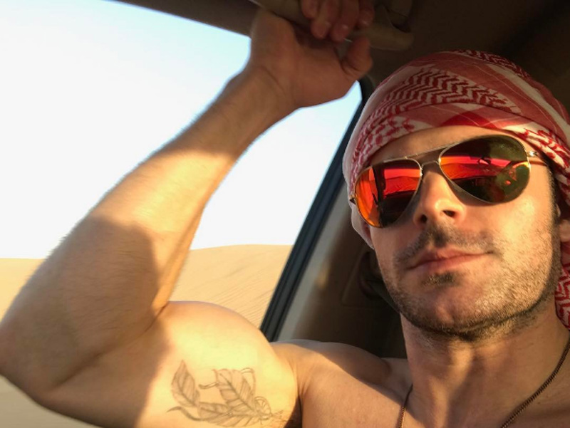 Zac Efron em Dubai