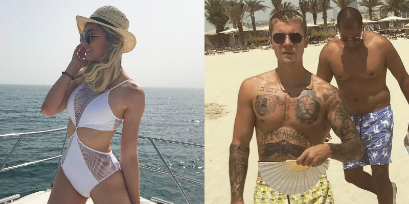 Justin Bieber e Daniela Rissato