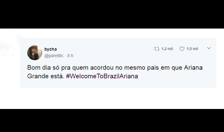 ariana grande no Brasil