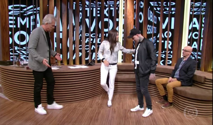 Dani Russo, Pc Siqueira e Pedro Bial