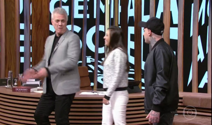 Dani Russo, Pc Siqueira e Pedro Bial