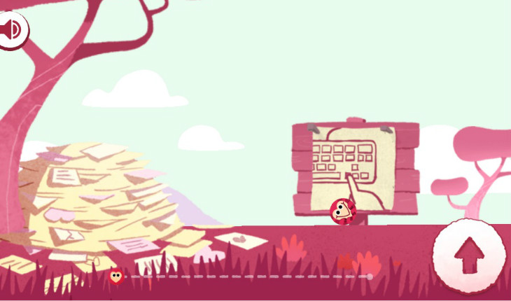 Jogo especial de Dia dos Namorados do Google