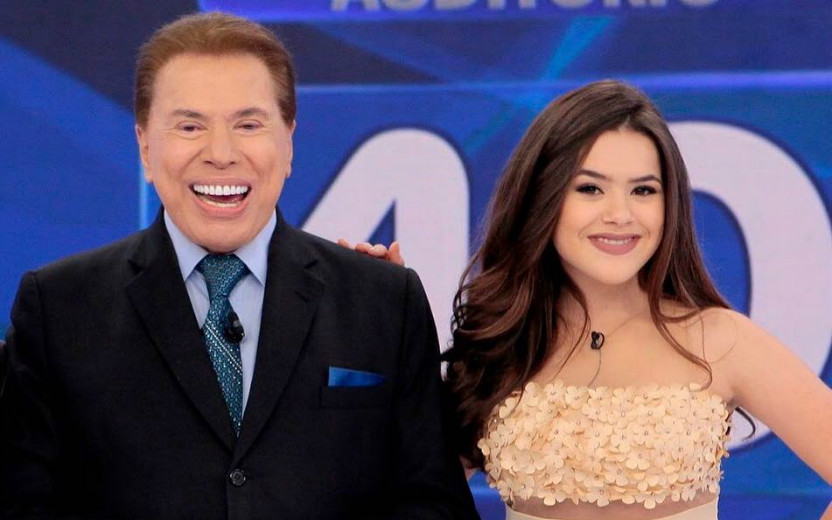Maísa Silva e Silvio Santos
