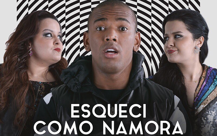 Nego do Borel entre Maiara e Maraisa, que fazem cara de bravas