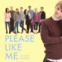 personagens de please like me em fundo amarelo