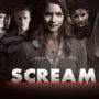 personagens de scream em fundo preto
