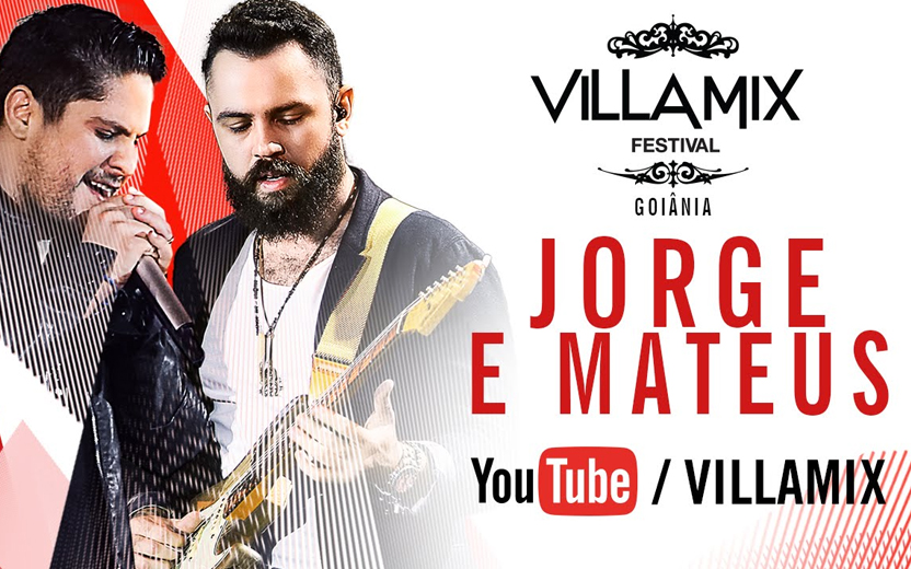 poster do jorge e matheus no villa mix festival goiania