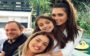 Flavia Pavanelli com sua mãe, pai e irmã
