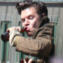Harry Styles nos bastidores de Dunkirk