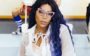 Rihanna cabelo azul