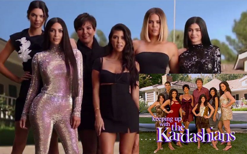Kardashians recriam abertura da 1ª temporada de Keeping Up With the Kardashians