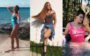 Bruna Marquezine, Mari Maria e Niina Secrets usando maiôs divertidos