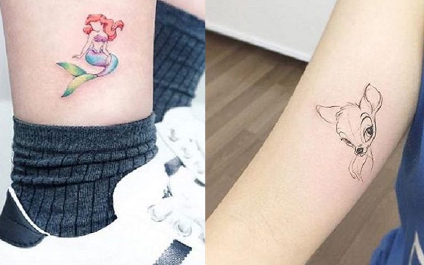 tatuagem da Disney