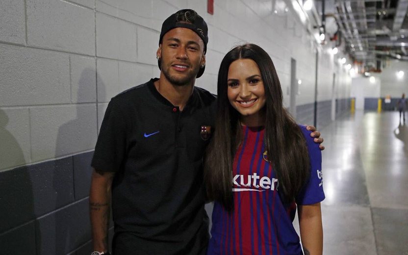 Neymar e Demi Lovato, Demi Lovato e Neymar