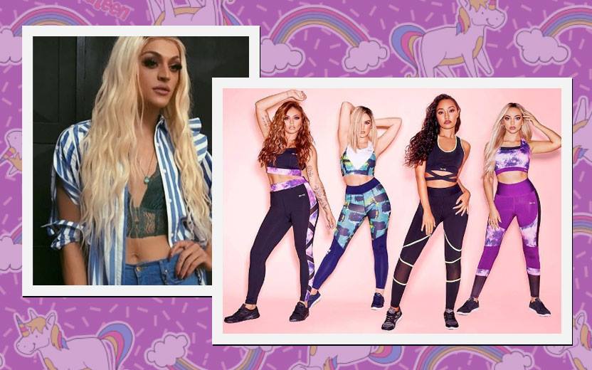 Pabllo Vittar e Little Mix em montagem de fotos
