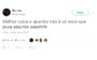 tweet de pessoa comunicativa