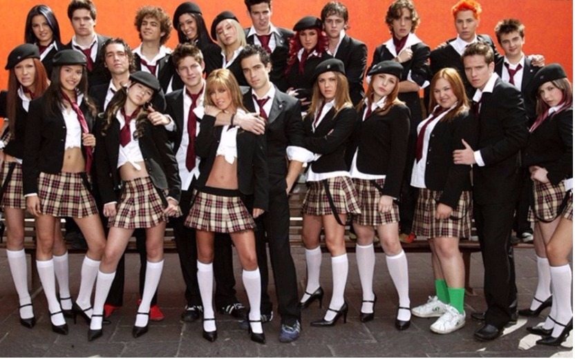 Elenco da novela rebelde