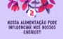 alimentação influenciando os odores do corpo