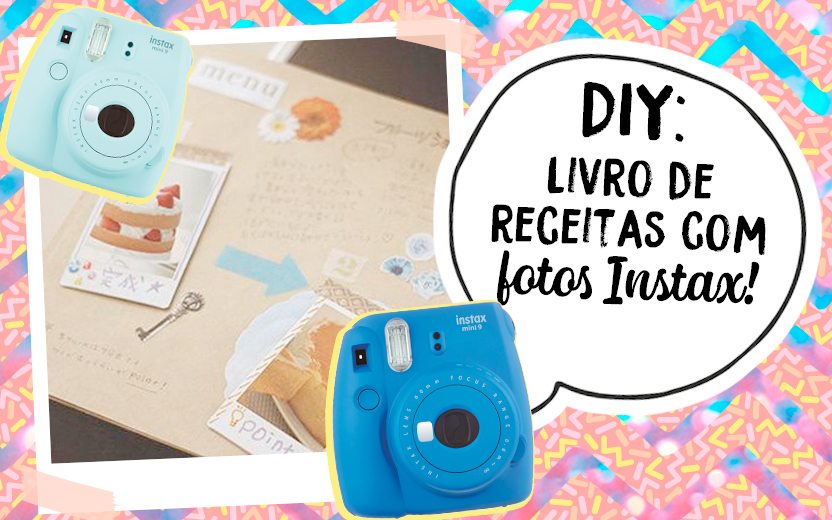 DIY: aprenda o passo a passo de um livro de receitas com fotos Instax!