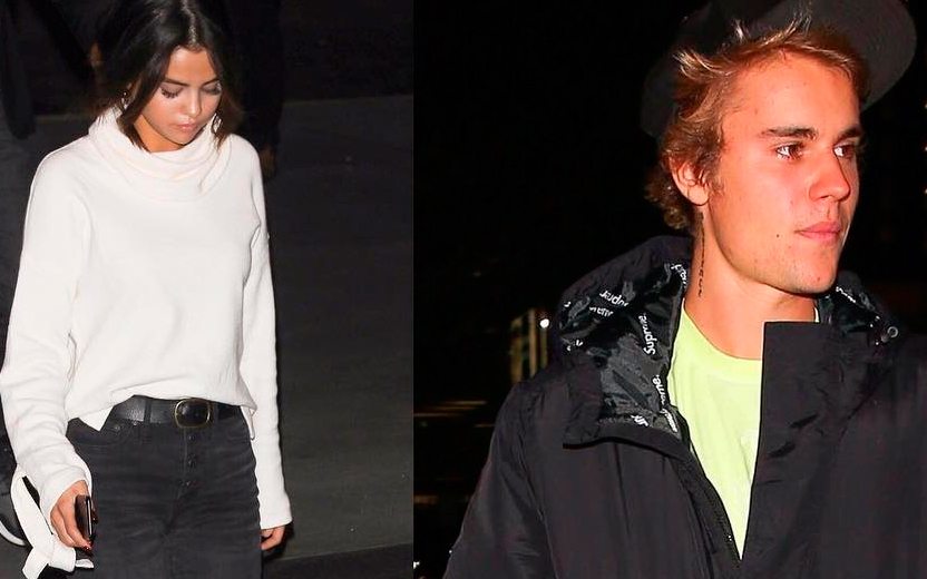 Justin Bieber e Selena Gomez jantam juntos em Los Angeles