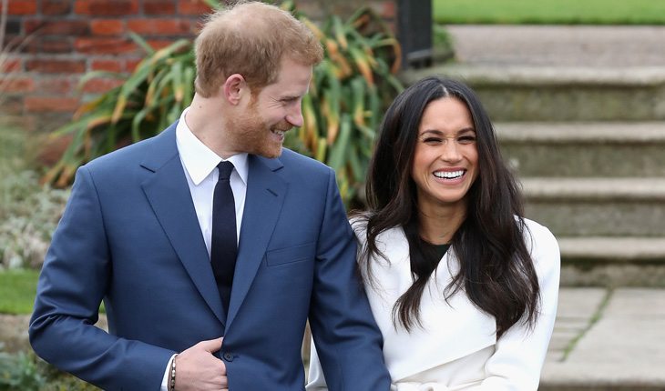 Príncipe Harry e Meghan Markle sorrindo