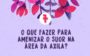 odores do suor das axilas