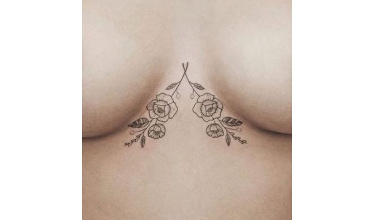tatuagens de flores delicadas