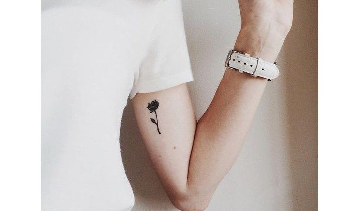 tatuagens de flores delicadas
