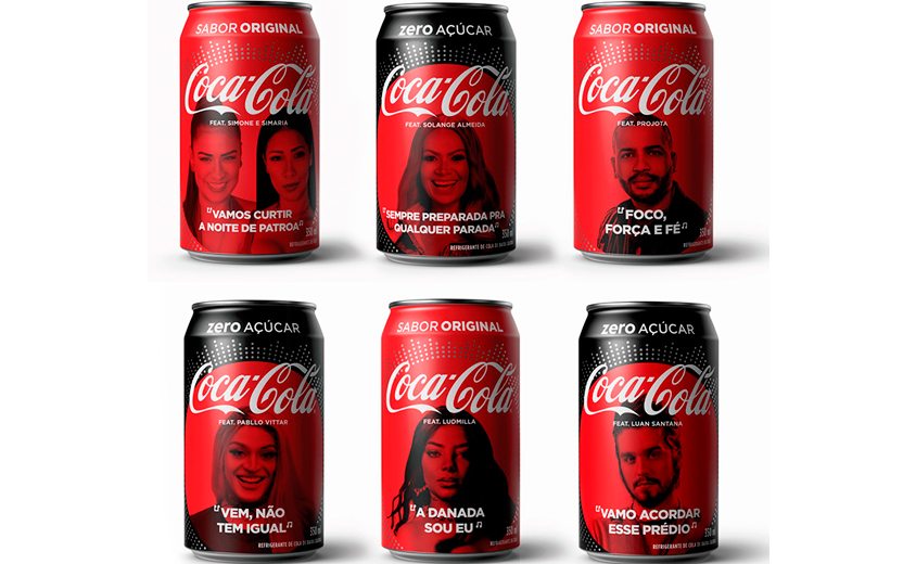 Agora a Coca-Cola tem o rosto de Luan Santana, Anitta, Ludmilla e vários outros artistas