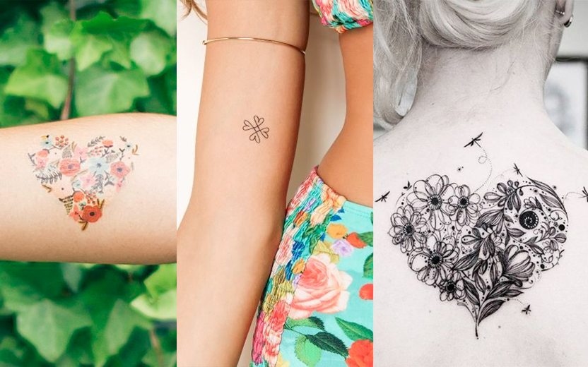 tatuagem de coração