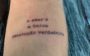 tatuagens com frases positivas