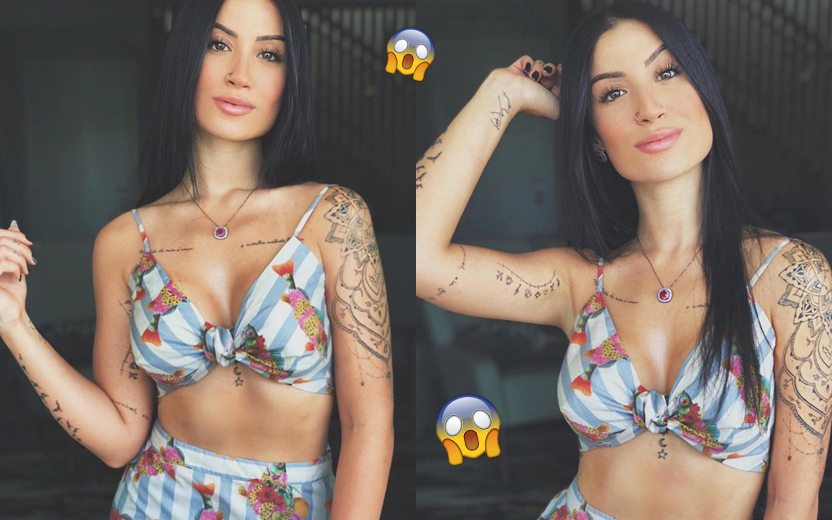 tatuagens da boca rosa