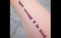 tatuagens com frases positivas