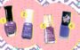 Produtos de beleza na cor ultra violet