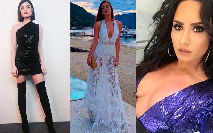 Veja os principais looks das famosas no réveillon 2018