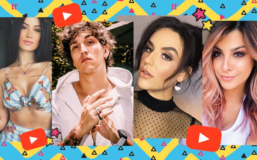 Youtubers para relembrar o primeiro vídeo do canal